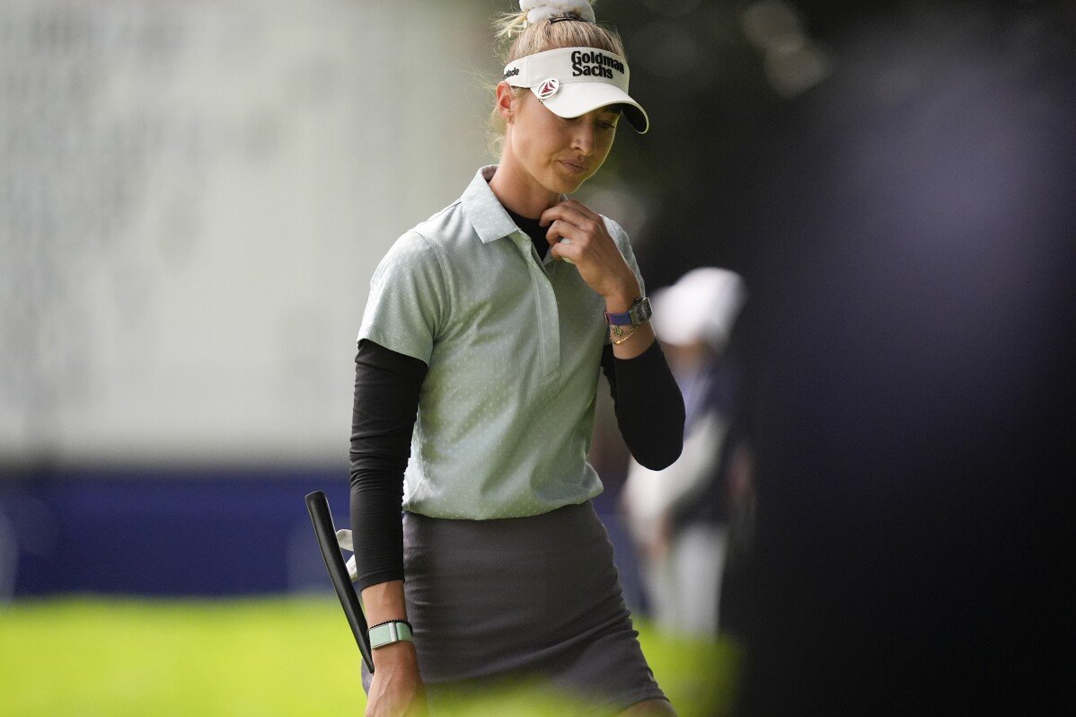 Nelly Korda struggles with an 81, misses cut at the KPMG Women’s PGA Championship