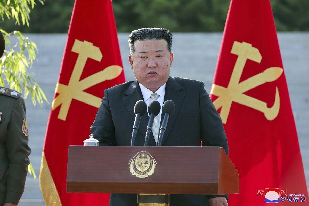 North Korean leader Kim emphasizes satellite ambitions despite failed launch