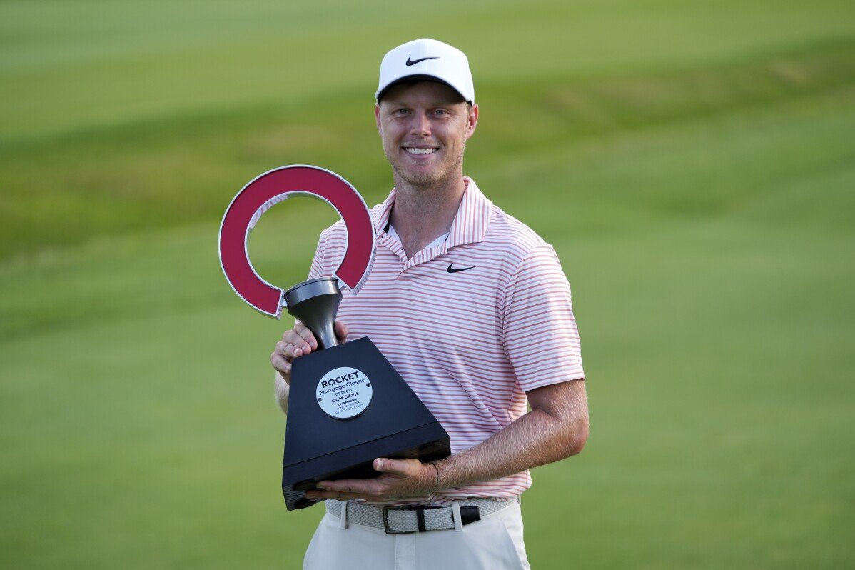 Cam Davis Wins Rocket Mortgage Classic for Second Time After Akshay Bhatia 3-Puts 18th Hole