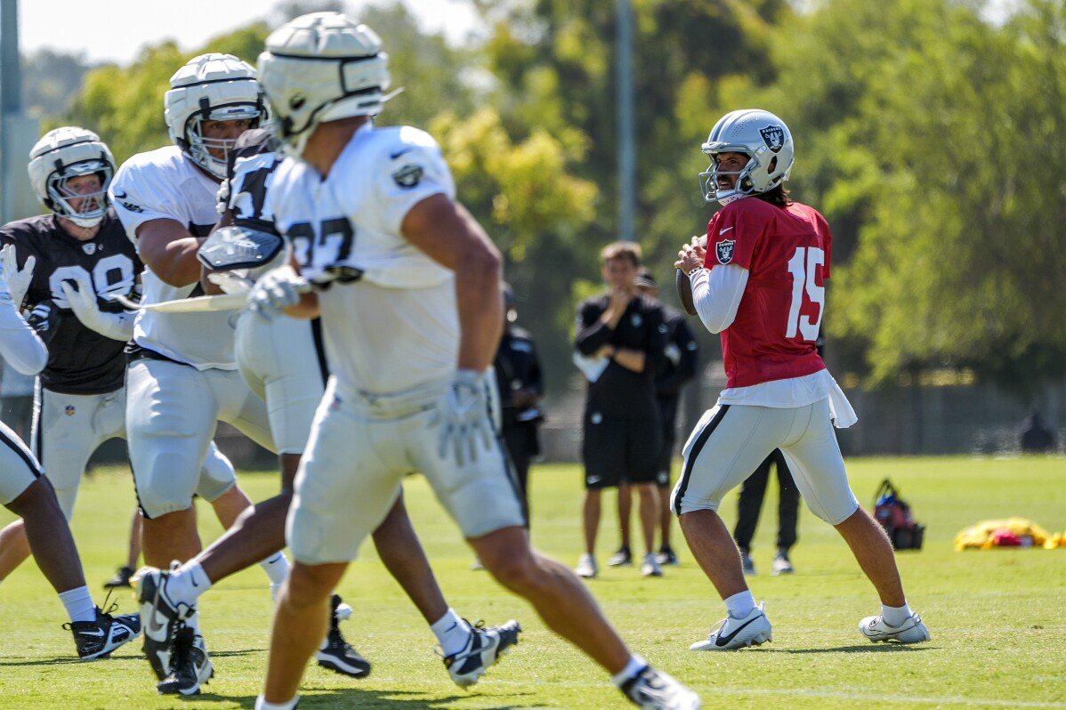 Raiders QB competition heats up as preseason game approaches in Minnesota