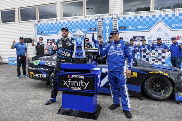 Shane van Gisbergen Wins 2nd Consecutive NASCAR Xfinity Victory at Sonoma from Pole Position