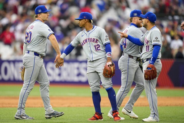 Mets split London Series, rally in the ninth to beat Phillies 6-5